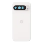 Galinis dangtelis su kameros stikliuku skirtas Google Pixel 9 Pro XL - Baltas - OEM