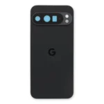 Galinis dangtelis su kameros stikliuku skirtas Google Pixel 9 Pro XL - Juodas - OEM