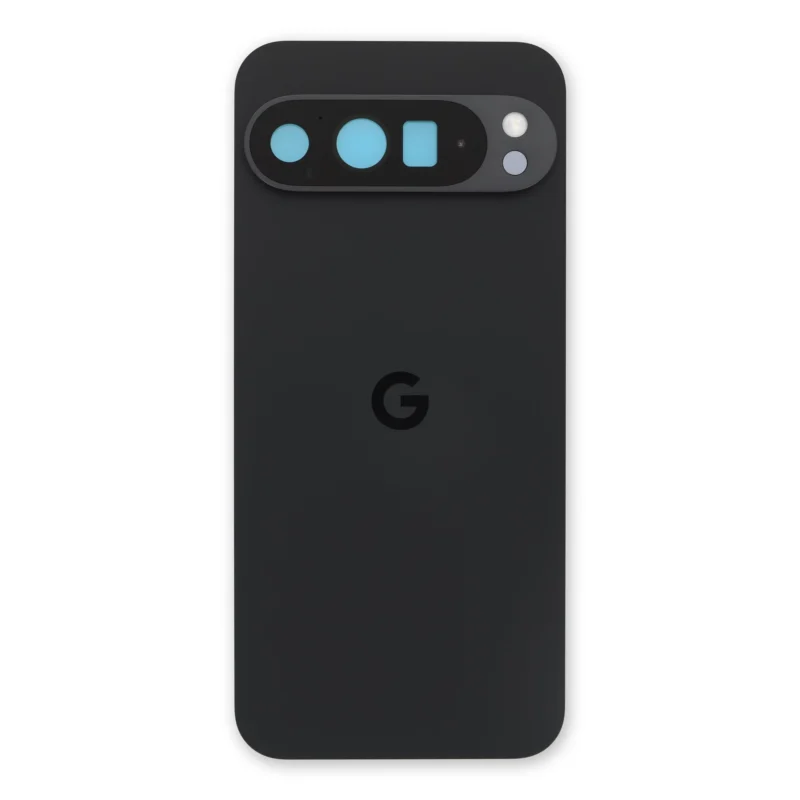 Galinis dangtelis su kameros stikliuku skirtas Google Pixel 9 Pro XL - Juodas - OEM