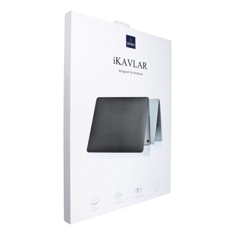 Apsauginis dėklas WiWU iKavlar Crystal Shield skirtas MacBook Pro 14.2 2021/2023 - Permatomas