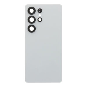 Galinis dangtelis su kameros stikliuku skirtas Samsung Galaxy S25 Ultra - Titanium Silver - OEM