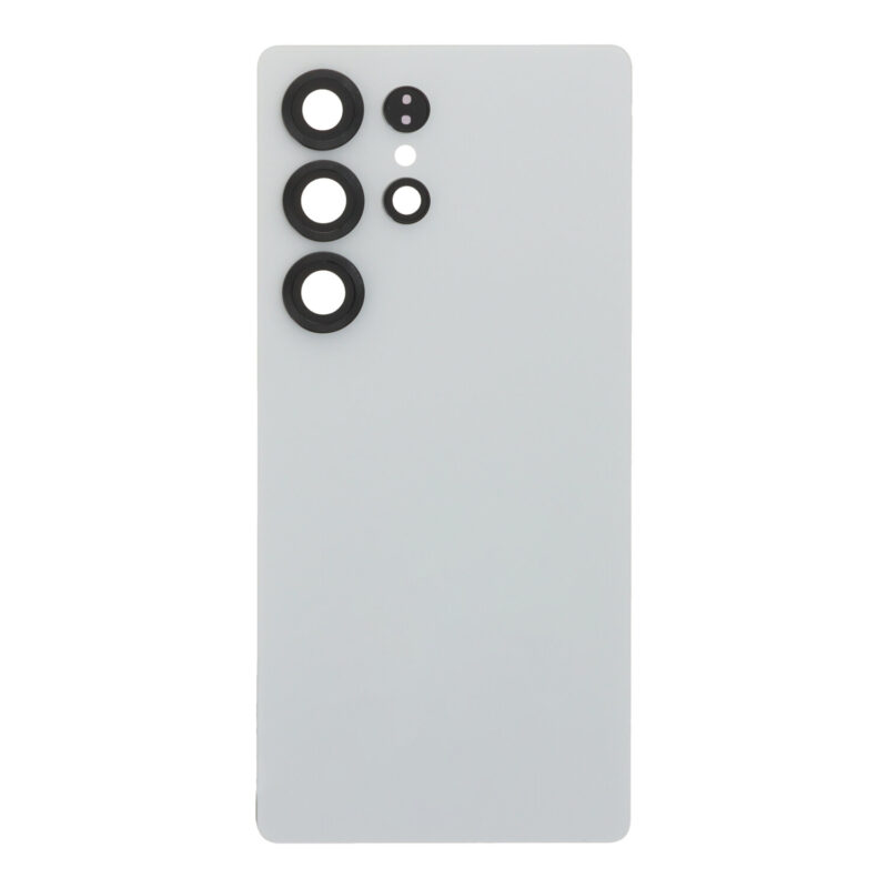 Galinis dangtelis su kameros stikliuku skirtas Samsung Galaxy S25 Ultra - Titanium Silver - OEM