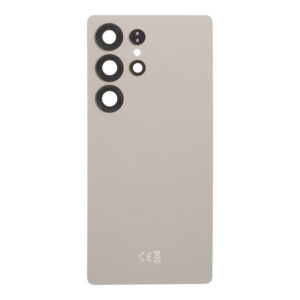 Galinis dangtelis su kameros stikliuku skirtas Samsung Galaxy S25 Ultra - Titanium Gray - OEM