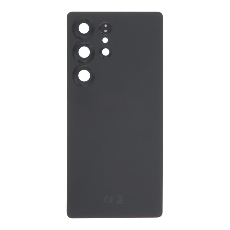 Galinis dangtelis su kameros stikliuku skirtas Samsung Galaxy S25 Ultra - Titanium Black - OEM