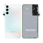 Galinis dangtelis su kameros stikliuku skirtas Samsung Galaxy A34 5G - Silver - OEM