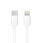 USB kabelis Type C to Lightning PD 3A 20W C291 - 1M - Baltas