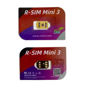 Tinklo atrišimo kortelė R-SIM Mini 3 Unlock Card Sticker skirta iPhone 13-16 Pro Max