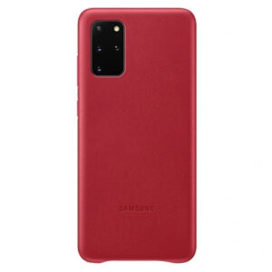 Dėklas Samsung EF-VG985LR Leather Cover skirtas Samsung Galaxy S20 Plus - Raudonas