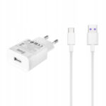 Įkroviklis Huawei HW-100225E00 SuperCharge 22.5W + laidas HL1289 USB TYPE- C 5A - 1m