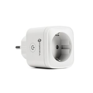 Išmanioji rozetė 230V kištukinis lizdas „Forcell F-Energy EU02“ su „WiFi“ programuojama Tuya Amazon Alexa palaikymas