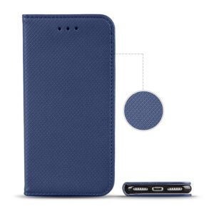 Magnetinis atverčiamas dėklas MAGNETIC CASE skirtas Xiaomi 12 5G - Mėlynas