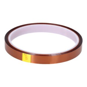 Aukštai temperatūrai atspari poliamido kaptoninė lipni juosta - Kapton Tape - 12mm