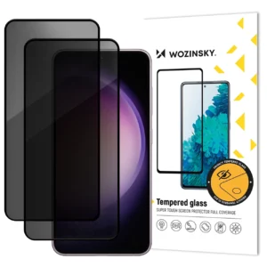 Apsauginis stikliukas privatus Wozinsky Tempered Privacy Glass with Anti-spy Filter skirtas Xiaomi Redmi Note 14S 2vnt