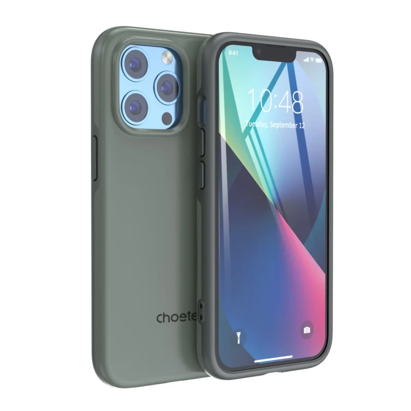 Dėklas Choetech PC0113-MFM-GN Anti-drop MagSafe skirtas iPhone 13 Pro