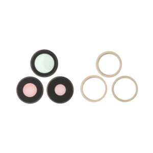 Kameros stikliukas su rėmu skirtas iPhone 13 Pro, 13 Pro Max - Gold - 3 vnt - OEM