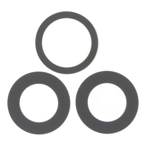 Kameros stikliukas skirtas iPhone 16 Pro/16 Pro Max 3vnt - Juodas - OEM