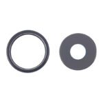 Kameros stikliukas su rėmu skirtas iPhone 16e - Juodas - OEM