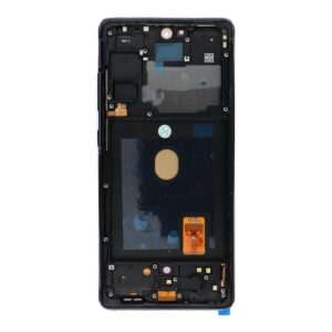 Ekranas su rėmu skirtas Samsung Galaxy S20 FES20 FE 5G - Dark blue - OLED