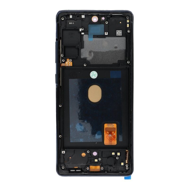 Ekranas su rėmu skirtas Samsung Galaxy S20 FES20 FE 5G - Dark blue - OLED