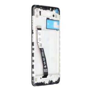 Ekranas su rėmu skirtas Xiaomi Redmi Note 9, Redmi 10X - Juodas - OEM