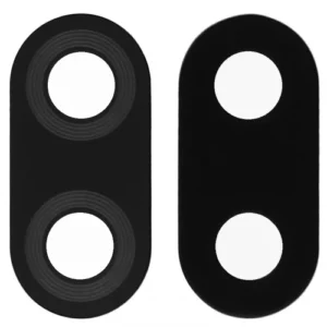 Galinės kameros stikliukas su rėmu skirtas Huawei P20 Lite, Nova 3e - Juodas - OEM