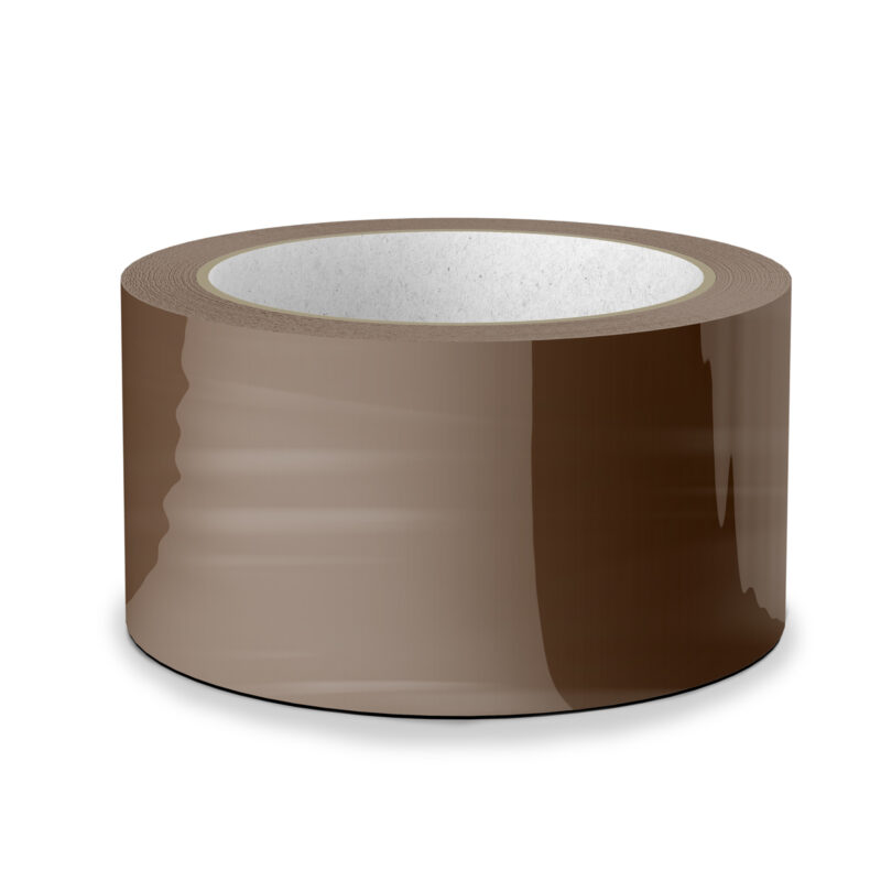 Lipni juosta 48mm x 66m, ruda (solvent klijai)