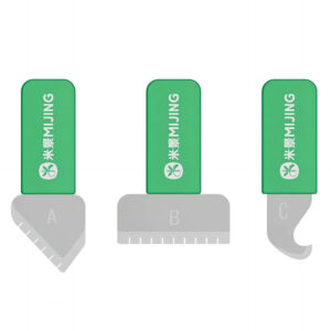 MiJing ABC daugiafunkcis plieninis metalinis LCD ekrano peiliukų rinkinys