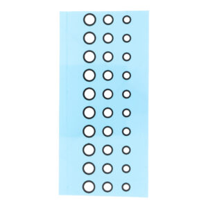 3 mm, 4 mm, 5 mm vidinio skersmens dulkėms atsparus lipdukas telefono kamerai