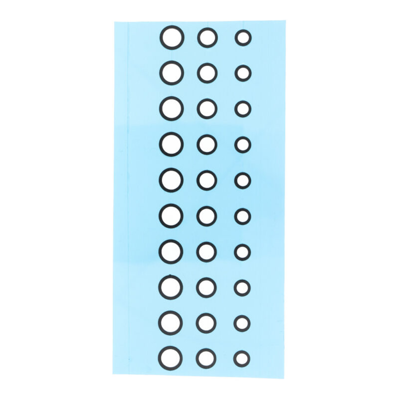 3 mm, 4 mm, 5 mm vidinio skersmens dulkėms atsparus lipdukas telefono kamerai